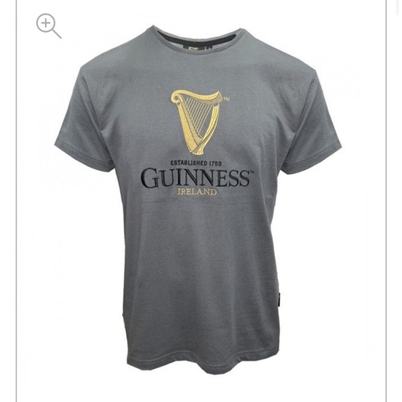 Guinness Embroidered Irish‎ Pewter Official T-Shirt
Harp, Grey, Size L - Picture 2 of 9